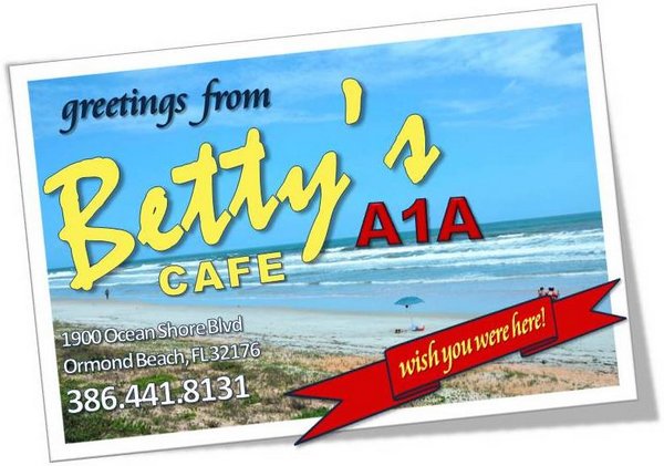 Betty's A1A Cafe Logo.
